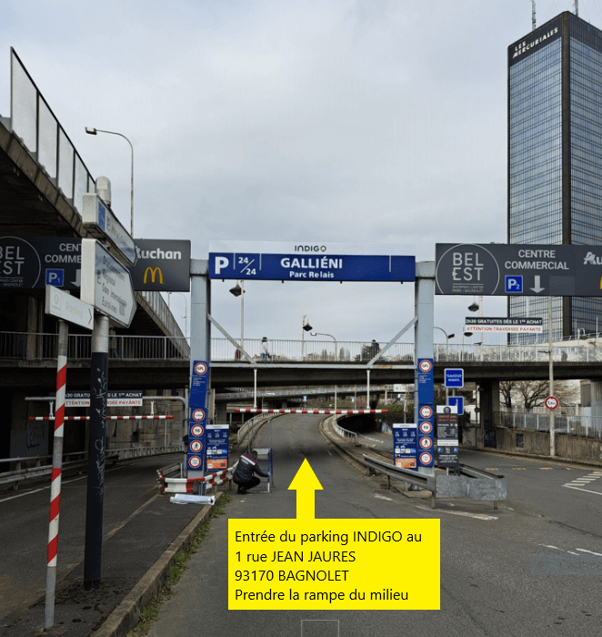 Foto del parking INDIGO Porte de Bagnolet Parc relais GALLIENI en Bagnolet