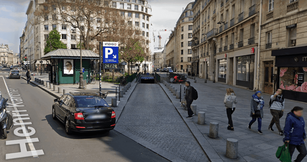 Foto del parking INDIGO Croix des Petits Champs en París
